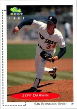 1991 Classic Best Jeff Darwin #51 San Bernardino Spirit