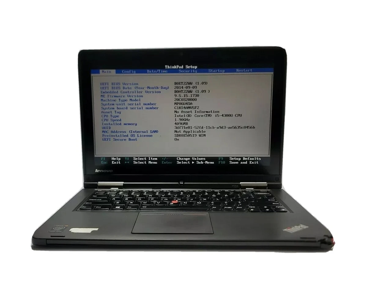 Lenovo Intel Core i5 4th Gen. PC Laptops & Netbooks 12-12.9 in