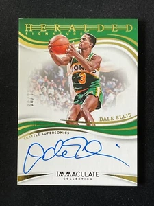 Dale Ellis 2023-24 Panini Immaculate Collection Heralded Signatures 71/99 - Picture 1 of 2