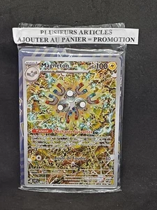 (Z5) Carte Pokémon Magneton Promo SVP159 scellée 4 intercalaires 1 carte à code - Imagen 1 de 3