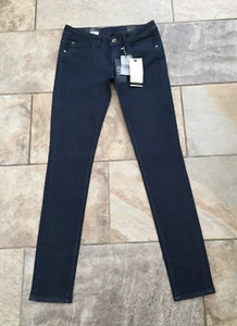 BNWT Womens Tommy Hilfiger MILAN Slim Skinny Blue Stretch Denim Jeans - W28 L34 - Picture 1 of 15