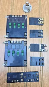 2 Atlas 4 Pole and 2 3 Way Switches 4 Track Terminals 1 Porcelain Socket w/ 432 - Picture 1 of 11