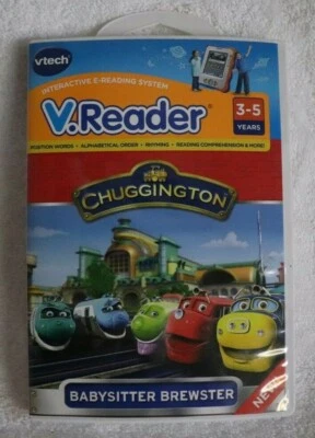 Vtech V.Reader Chuggington Babysiter Brewster-Interactive E-Book-Ages:3-5 Years - Image 1 of 3