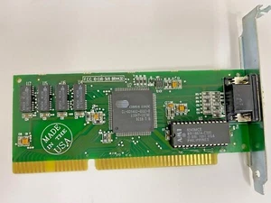 RARA TARJETA BOCA RESEARCH CIRRUS LOGIC CL-QD5402-650C-B 512K ISA VGA MXB106 - Imagen 1 de 5