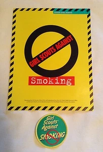 Girl Scouts Against Smoking & Patch Junior - Picture 1 of 2
