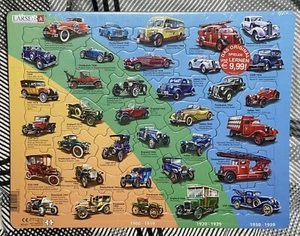 Puzzle (42 T.) Oldtimer (Larsen) NEU/OVP - Bild 1 von 1