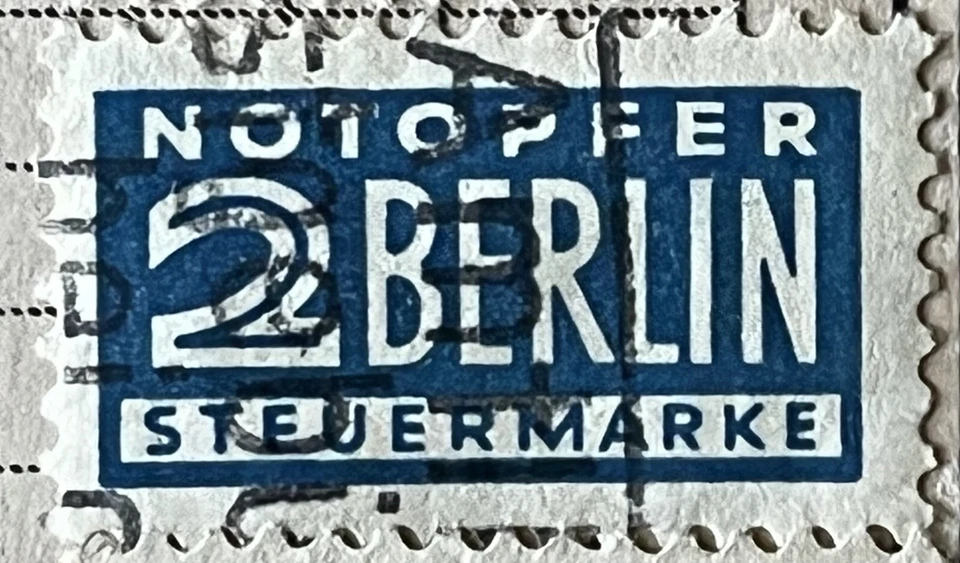 1949 Stamp Germany Occupational Postal Tax - Image 1 of 1