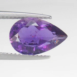 3,05 ct natürlicher Spitzenglanz lila Skapolith hervorragender Birnenschliff - 1408 - Bild 1 von 2