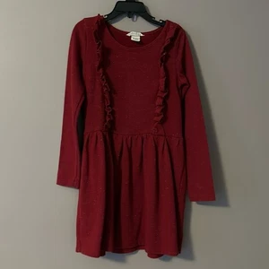 Abito H&M rosso scintillante manica lunga - Foto 1 di 3