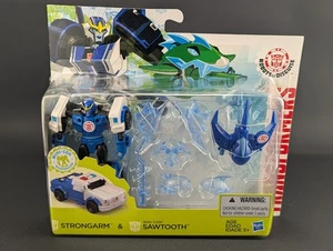 Transformers RID 2015 Strongarm and Sawtooth SEALED Hasbro Minicon Armor - Picture 1 of 5
