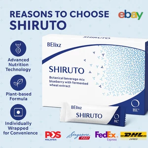 2 Caja SHIRUTO BElixz - Vitamina de Inmunidad 30 sobres ¡ORIGINAL! ENVÍO GRATIS - Imagen 1 de 8