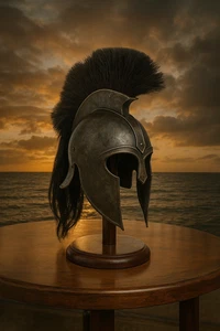 Casco griego Aquiles espartano película rey Leónidas forro romano medieval - Imagen 1 de 8