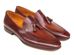 Paul Parkman Tassel Loafer Brown Hand Painted (ID#049-BRW) - Picture 1 of 7