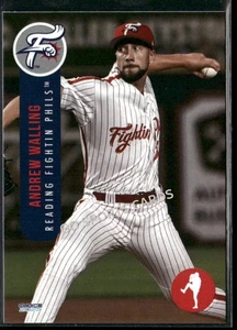 2025 Reading Fightin Phils 2nd Andrew Walling RC Rookie Phillies Minor League - Bild 1 von 2