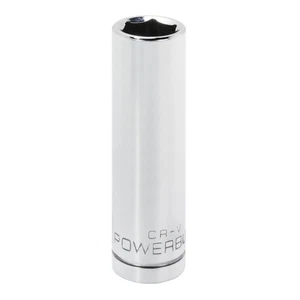 Powerbuilt 1/2 Inch Drive x 5/8 Inch 6 Point Deep Socket - 642201 - Picture 1 of 5
