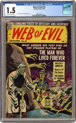 Web of Evil #21 CGC 1.5 1954 3905705017 Foto 1 de 2