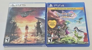 Final Fantasy VII Rebirth (PS5, SEALED) & Dragon Quest XI Definitive (PS4, USED) - Picture 1 of 5