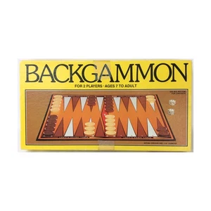 Western Publishing Boardgame Backgammon Box VG+/EX - Picture 1 of 1