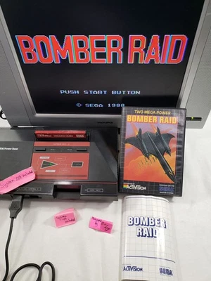 Bomber Raid SMS AUTHENTIC Sega COMPLETE Master System BombeRaid shooter cib - Image 1 of 4