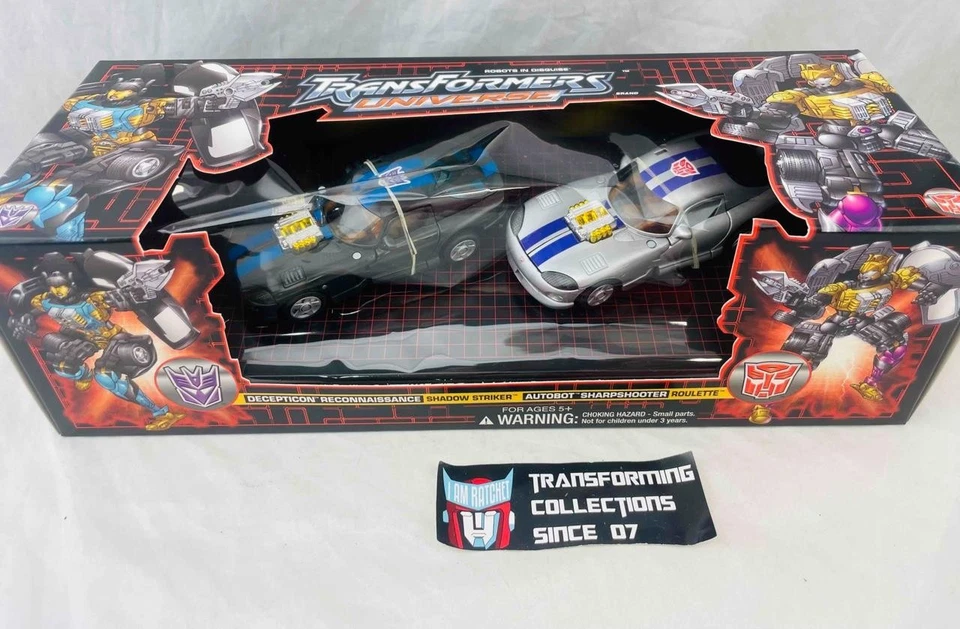 Transformers Universe 2003 Botcon Exclusive Shadow Striker and Roulette MISB - Image 1 of 1