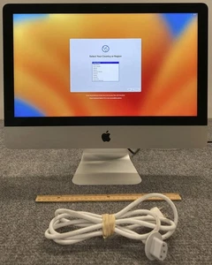 Apple iMac A1418 MNDY2LL/A 2017 4K 21.5" AIO i5-7400 16GB RAM 1TB HDD w/Cord - Picture 1 of 4