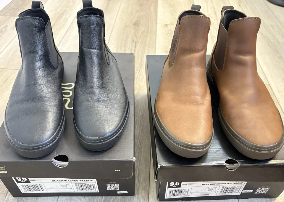 Sz 9.5 Globe x Wasted Talent Dover II. Brown & Black. European Market Only Size. - Image 1 of 4