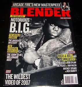 BLENDER magazine 2007 Notorious BIG, Arcade Fire, Britney Spears, Bob Dylan RARE - Picture 1 of 1
