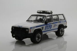 1997 Jeep Cherokee New York City Police Dept NYPD Car 1:64 Scale Diecast Model