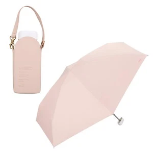 [2024] Wpc. Parasol Folding Umbrella Blackout Pochette Tiny Pink (100% light blo - Picture 1 of 7