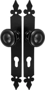 Manopola girevole 105.90 giglio per porte e cancelli, distanza 90 mm, (270x35 mm) - Foto 1 di 2