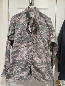 US Army Military Digital ACU BDU Top Camo Combat Uniform Jacket Size Small Regul