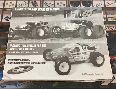 Associated RC10GT Vintage Manual,Year 2000,Complete w/Warranty Papers,Good Cond. - Image 1 of 4
