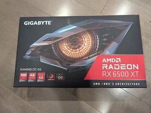 LIKE NEW Gigabyte graphics card Radeon RX 6500XT OC 4gb - Photo 1/2