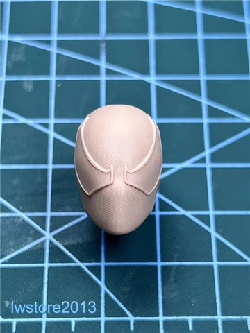 1:12 Scarlet Spider-man Head Sculpt Carved For 6" Male Action Figure Body Toys Cover