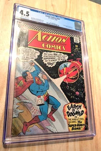 action comics #342 oct 1966/cgc 4.5/DC action comics/off white to white pages - Picture 1 of 9