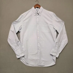 J. Crew Mercantile Flex Men's Blue Long Sleeve Button Up Shirt Size Medium - Picture 1 of 6