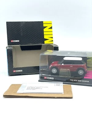 Vintage CORGI 86501 Mini Cooper Red Rossa 1/36 New Old Stock #AQ - Immagine 1 di 4