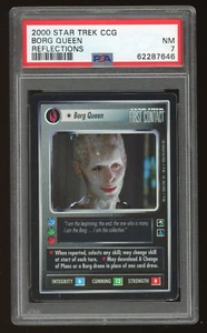 Star Trek CCG Borg Queen PSA 7 Ultra Rare UR Reflections Foil 2000 646 - Picture 1 of 2