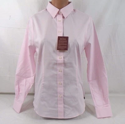 Red House Ladies Non-Iron Pinpoint Oxford Small Pink RH25 642D - Image 1 of 3