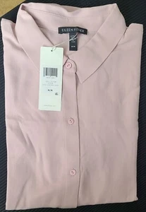 Eileen Fisher Classic Collar Silk Shirt - Medium - Bild 1 von 1