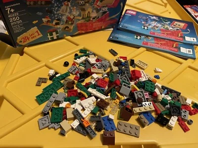 LEGO Christmas Build Up 40222 250pcs 24 in 1 Holiday with Manuals & Open Box - Image 1 of 4