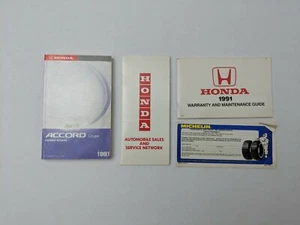 1991 Honda Accord Coupe Owners Manual (English and French) - Picture 1 of 5