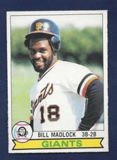 PACK FRESH RAZOR SHARP 1979 TOPPS OPC O PEE CHEE BASEBALL #96 BILL MADLOCK D417