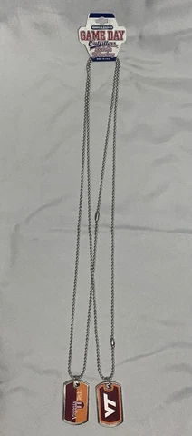 Virginia Tech Game Day Outfitters Spirit Jewelry Necklace 14.5 Inches Set of 2 Cover