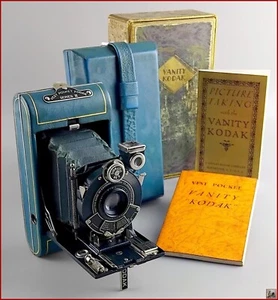 Art Deco Eastman Vanity Kodak Vest Pocket Série III Vert Diomatic N°0 Anastigmat - Photo 1/19
