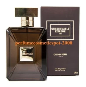 NIB UNBELIEVABLE EXTREME GLENN PERRI FOR MEN 3.0 OZ 90 ML EAU DE TOILETTE SPRAY - Picture 1 of 1