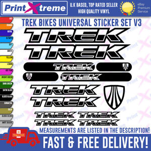 TREK BIKES Vinyl Decals, Stickers, Mountain Bike Cycling Bmx, HIGH QUALITY V3