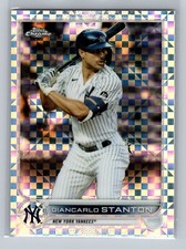2022 Topps Chrome X-FRACTOR Giancarlo Stanton #139 - New York Yankees