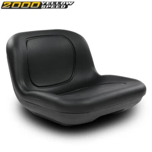 Black Tractor Seat Fit For Husqvarna RZ3016 RZ4219 RZ4621 RZ46i RZ5426 RZ4824  - Picture 1 of 9