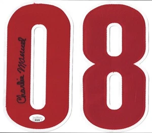 Charlie Manuel Philadelphia Phillies Manager JSA COA Signed Jersey Number 0 2008 - Picture 1 of 1